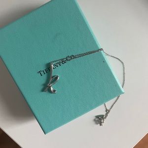 Tiffany & Co. Elsa Peretti Script “K” Necklace